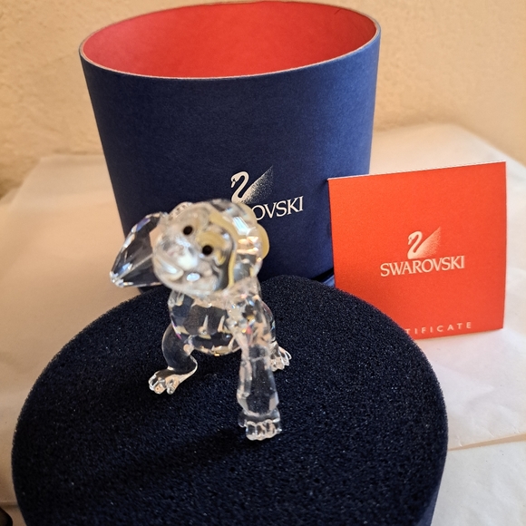 Pristine Swarovski crystal Young gorilla  w bananas 273394 in box w COA - Picture 2 of 8